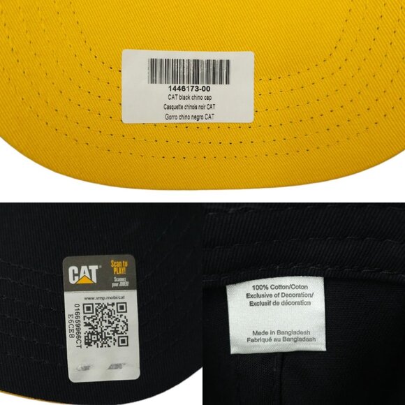 Caterpillar CAT Equipment Embroidered Logo Snapback Cap Trucker Baseball Hat NEW - Picture 8 of 13